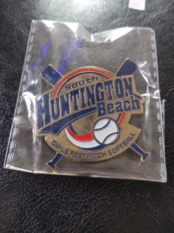 SOUTH HUNTINGTON BEACH SOFT BALL PIN