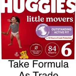 Huggies Little Movers Size 6 Diapers Pañales 