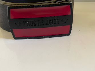 TRUE RELIGION belt black