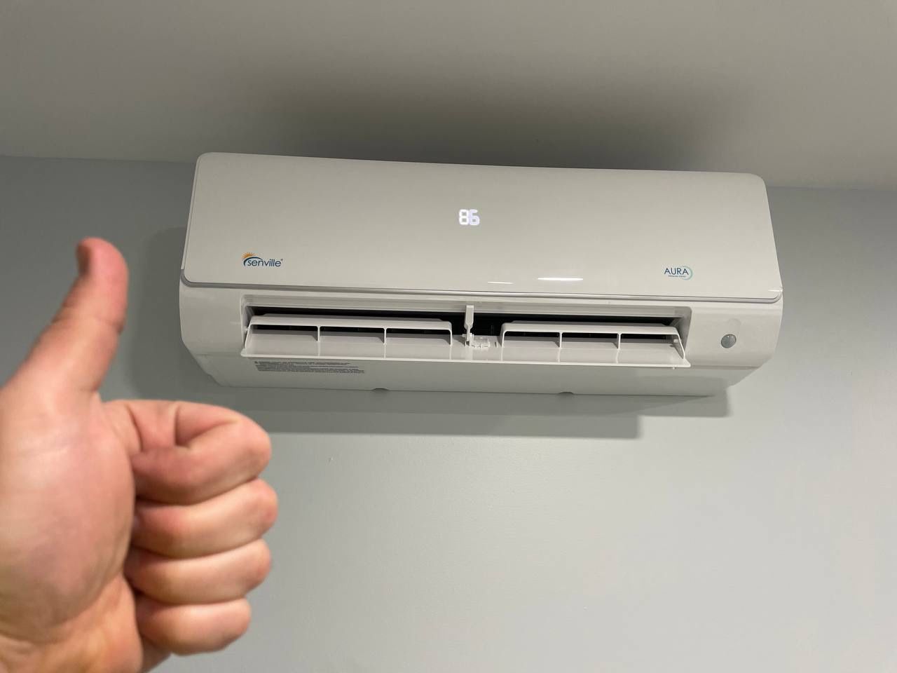 Senville 9000 BTU Mini Split Air Conditioner - Heat Pump - SENA/09HF. install Included!!!