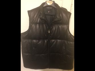 Brown Soft Leather Vest