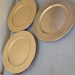 Gold Plater Chargers X 18