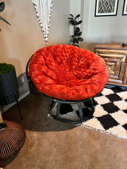 Papasan Chair with Cushion - $100