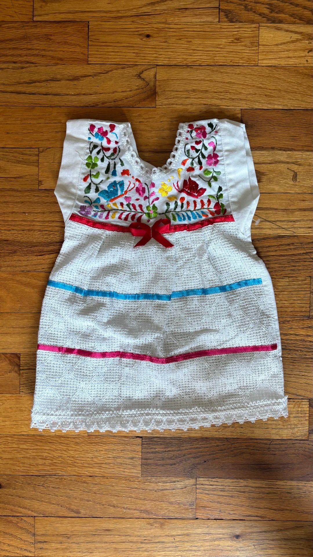 Mexican embroidered dress 12-18 months