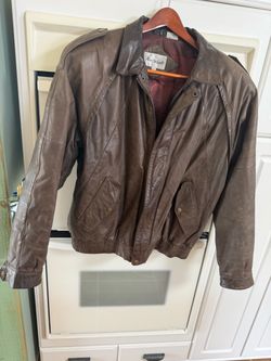 Brown Leather Coat