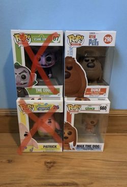 two miscellaneous funko pop figures