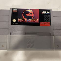 Mortal Kombat Super Nintendo Game