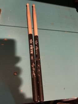  Used Vic Firth American Classic 5A Black Drumsticks (Pair) 