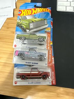 Hot🥵Wheels🛞 ‘83 Silverado (3) Truck Lot