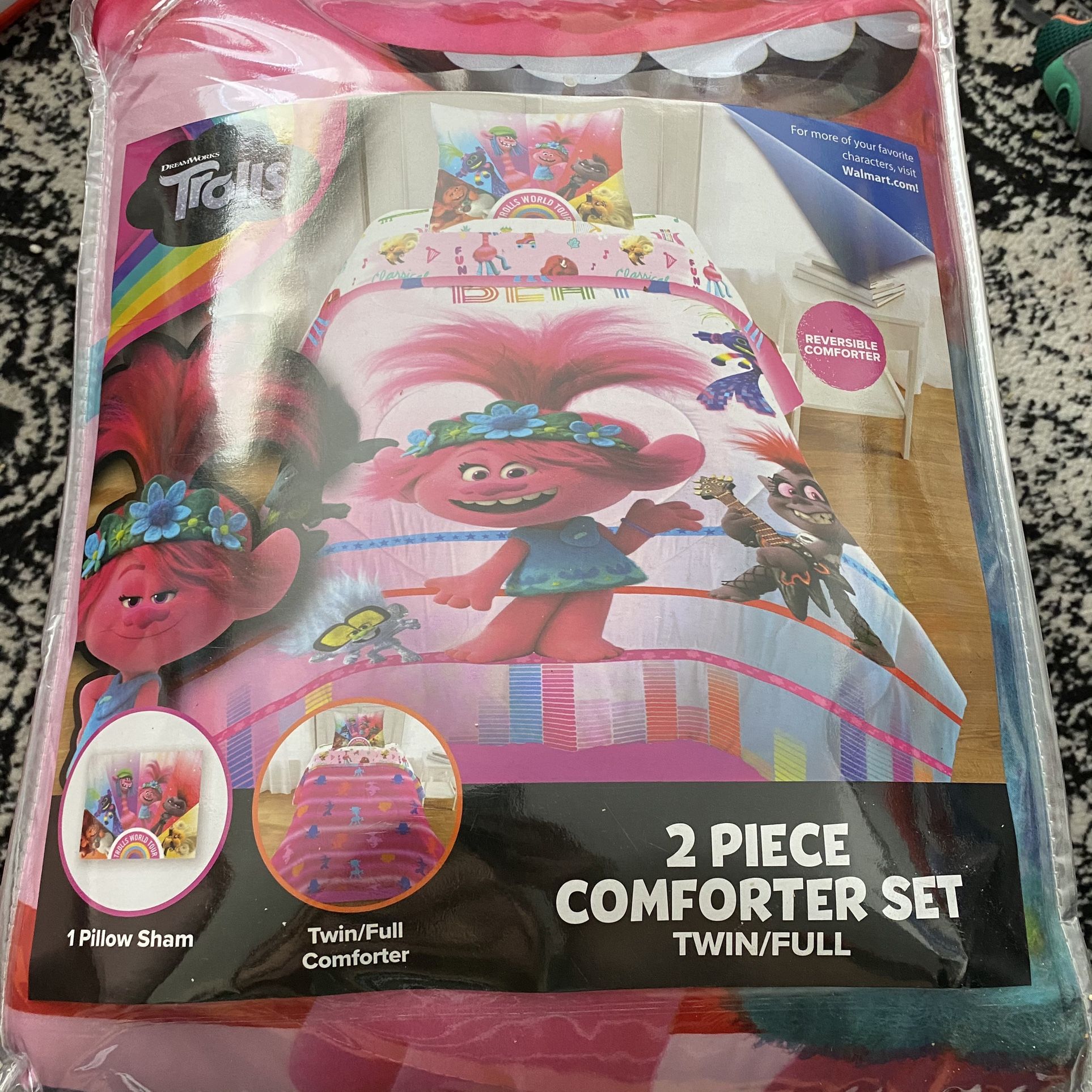 New Trolls Bedding Set