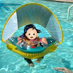 Baby swimming Float with Canopy UPF50+(3-36 months)