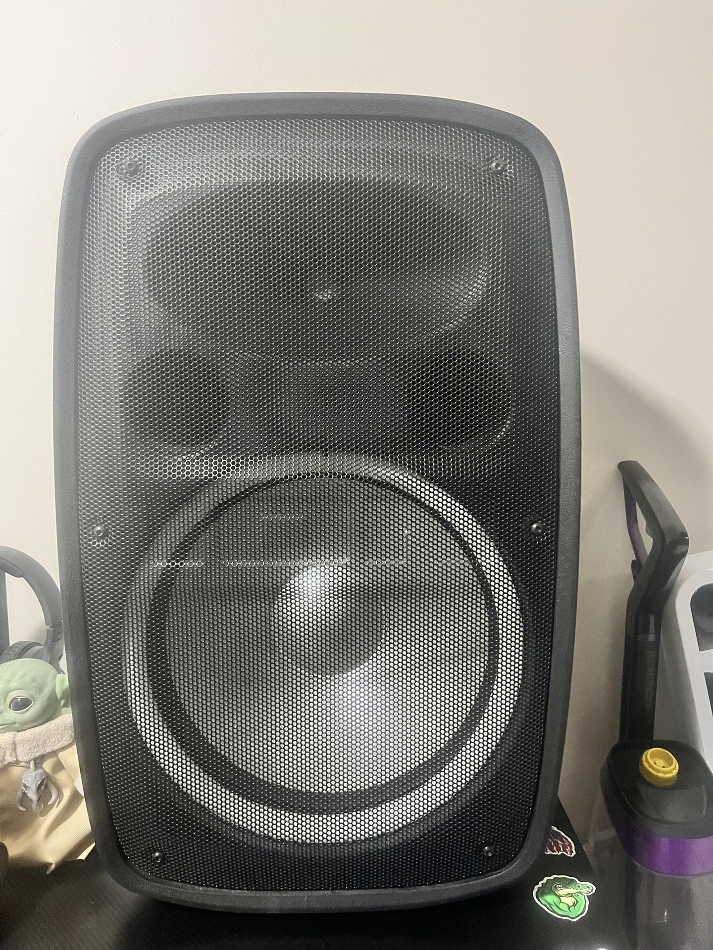 ION speaker with tripod