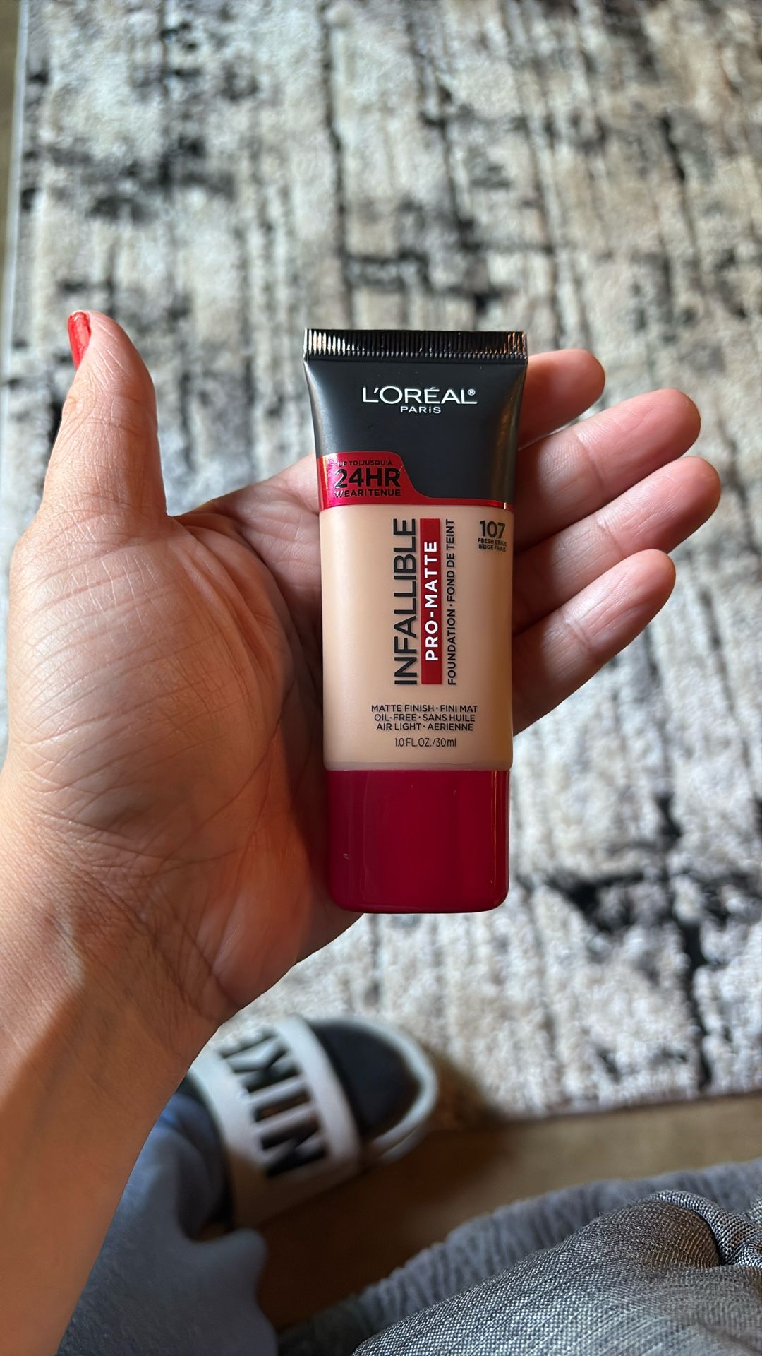 Loreal Paris Infallible Pro Mate Foundation 107 Fresh Beige