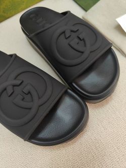 Gucci Interlocking G Slide Sandals