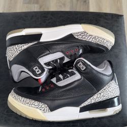 Air Jordan 3 Black Cement Size 9.5