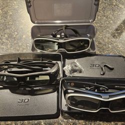 3D Glasses And movies