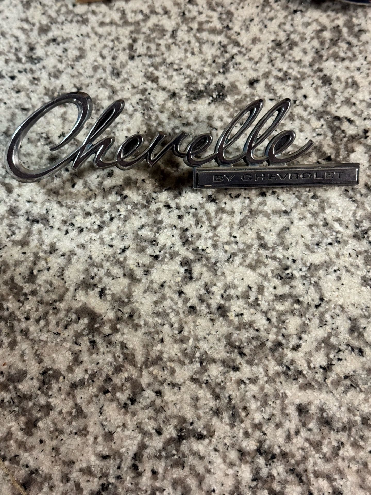 OEM Chevelle emblem trunk