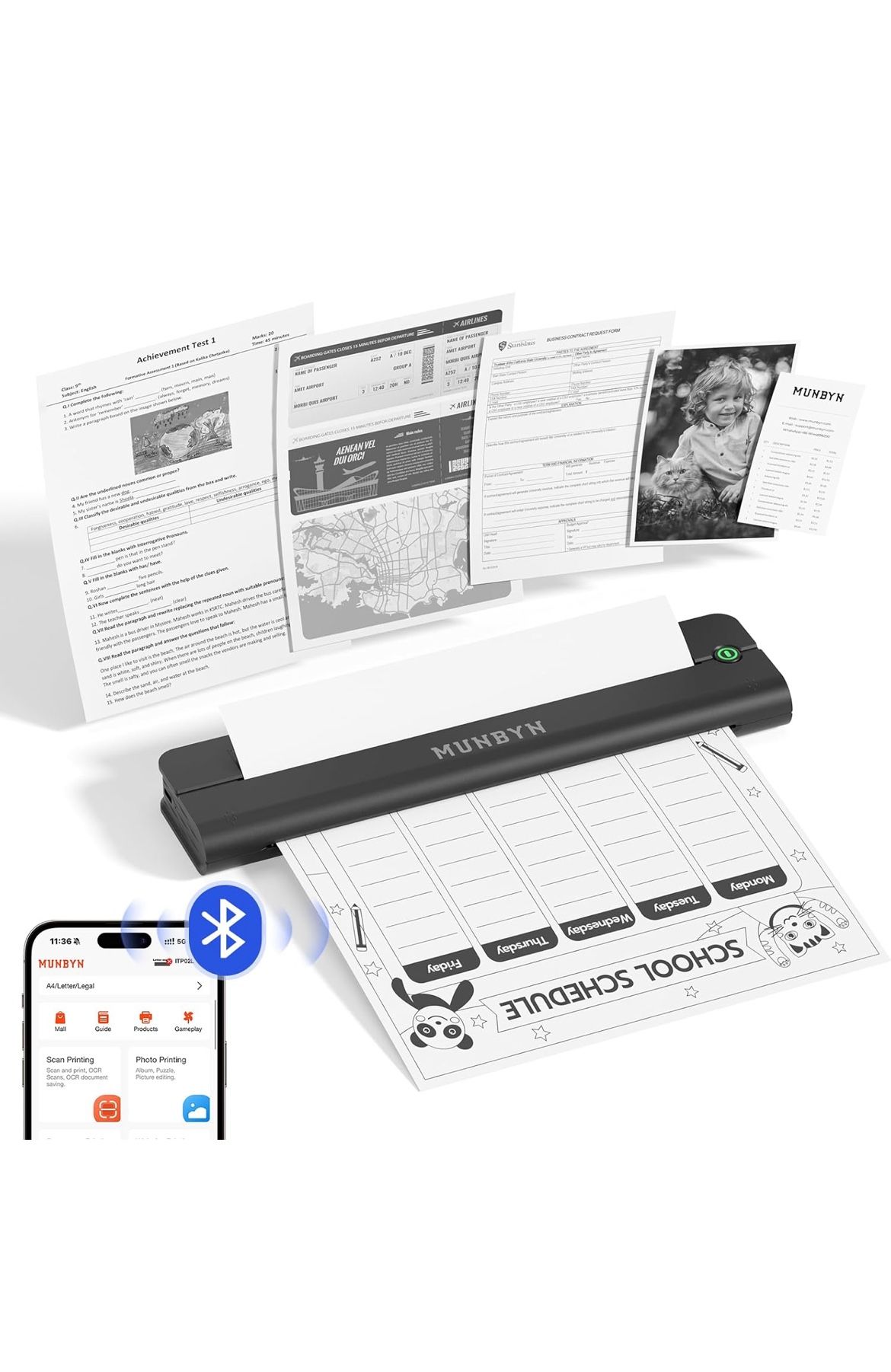 Portable Printers Wireless for Travel