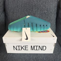 NIKE MIND 001 SLIDE GEODE TEAL LIGHT MENTA 13M