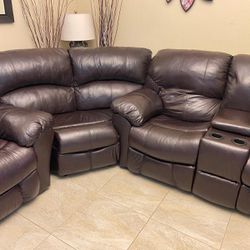 Leather recliners