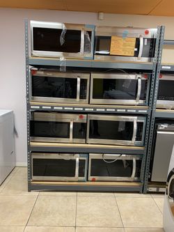 LG microwave oven in stainless steel