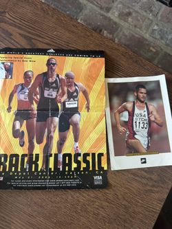 Vintage Track and Field Poster/ card