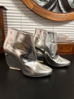 Maison Margiela Silver Ankle Boot