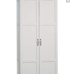 Sauder Storage Cabinet White