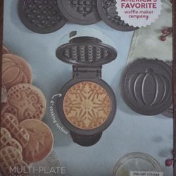 Mini Waffle Maker with changeable plates
