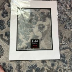 8x10 white mat for 11x14 frame