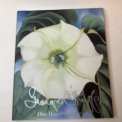 Georgia O'Keeffe One Hundred Flowers 1989 First Paperback Edition Art Book