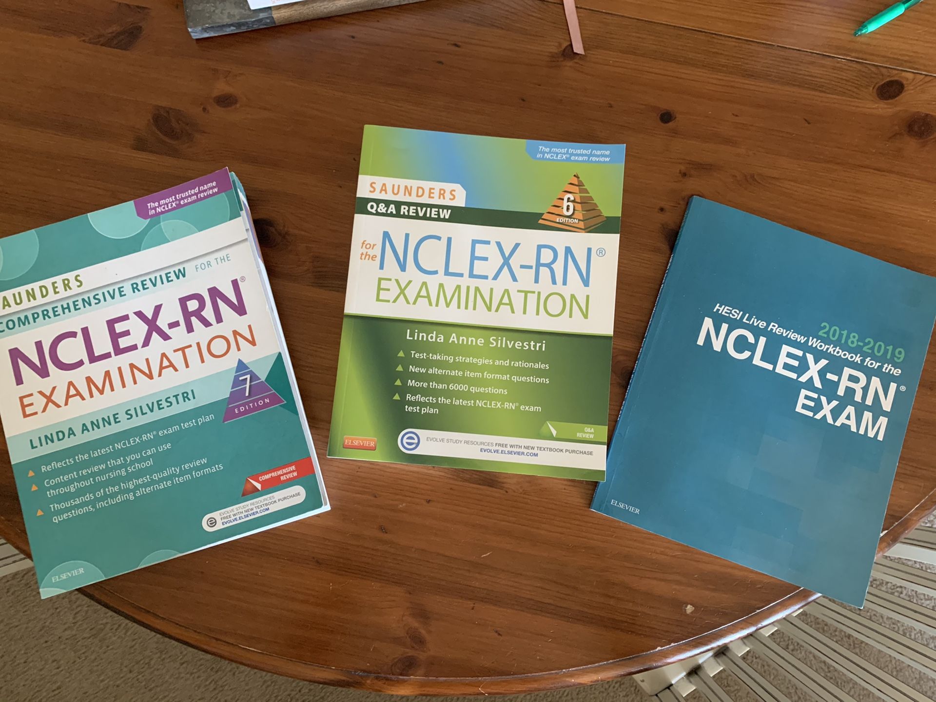 NCLEX RN Exam Review Books