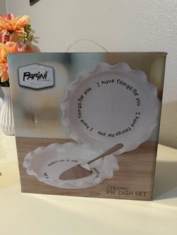 Parini ceramic pie dish set