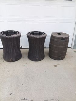 Water Barrels 3 Three Pair