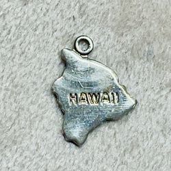 Hawaii Sterling Silver Charm Pendant
