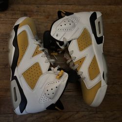 Jordan 6s Yellow Ochrid