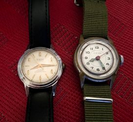 2 vintage Mechanical Hand Wind Watch Lot Including Cimier and Tilbury