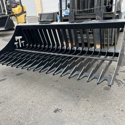  Brand New 66” Rock Bucket Attachment For Skid Steer 