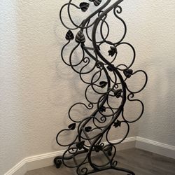 Wrought Iron Wine Rack