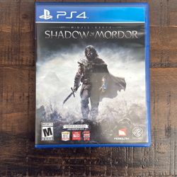 PS4 Game Shadow Of Morder 