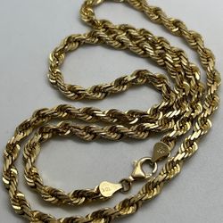 Gold Rope Chain Heavy 