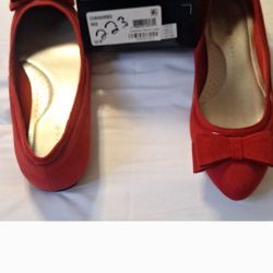 Ladies Red Shoes
