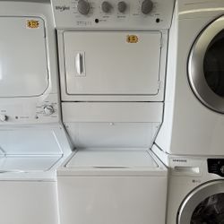 WHIRLPOOL 27” WASHER AND DRYER STACKABLE 