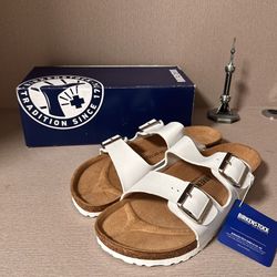 Birkenstock Arizona White Women’s Sandals Size 40(9)