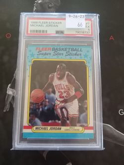 Michael 🐐 Jordan 1988 fleer (PSA 5)