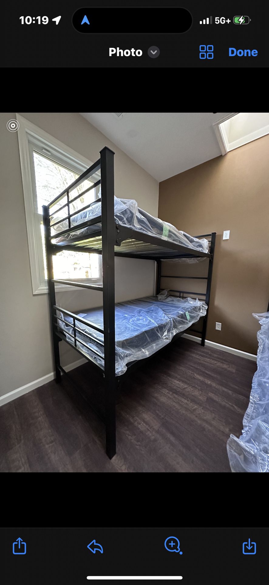 HEAVY DUTY COMMERCIAL GRADE MT6000 METAL SINGLE AND/OR  BUNK BED  W/ MATTRESS