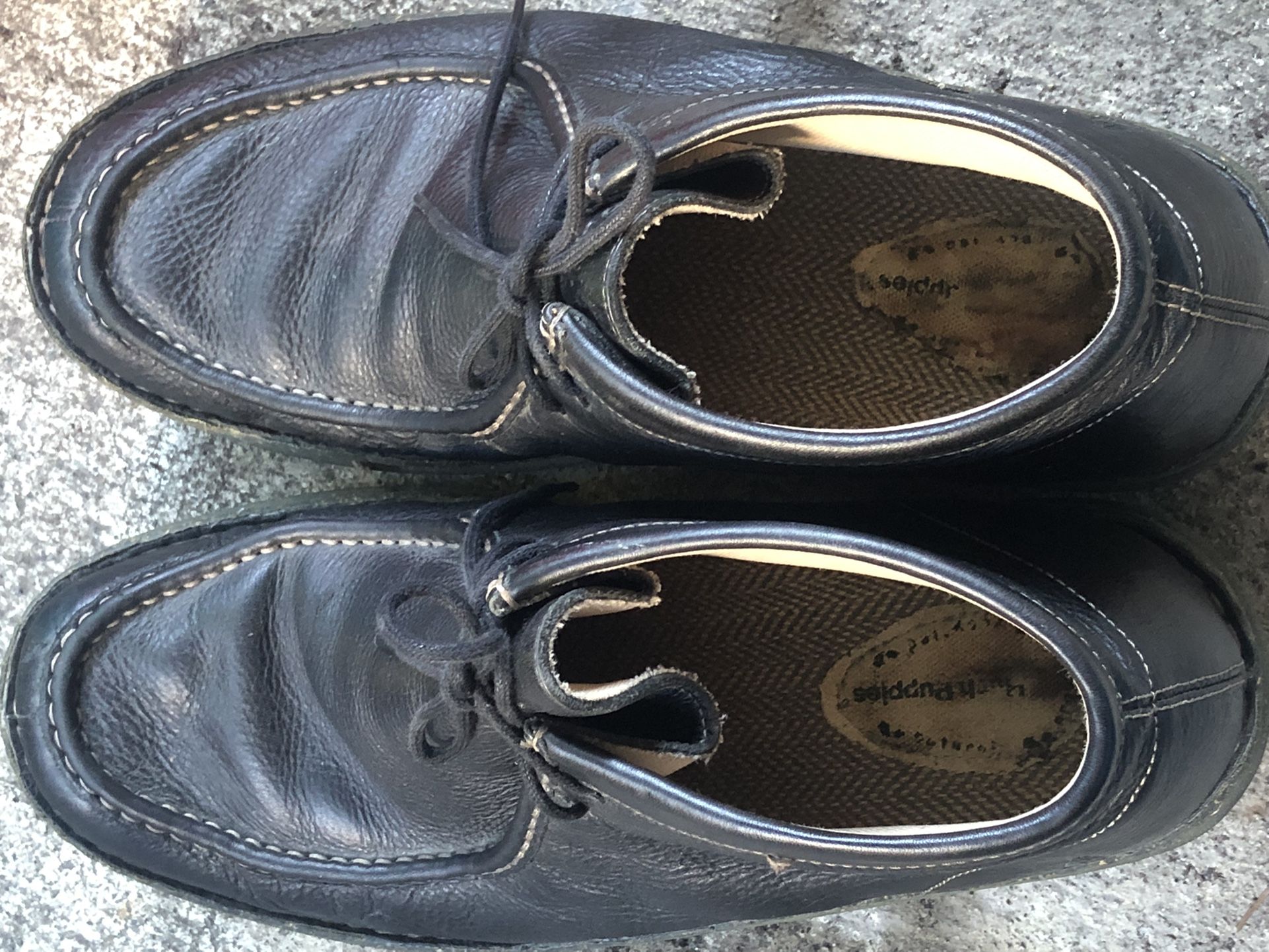 Hush Puppies Men’s Black Leather Chukka Boots Size 11.5M Hush Puppies Men main image 4