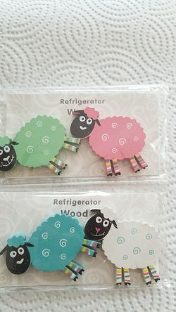 4 color Magnetic sheeps($3 each)