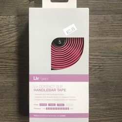 NIB Giant / Liv Bicycle Handlebar Tape - White w/ Pink Accents
