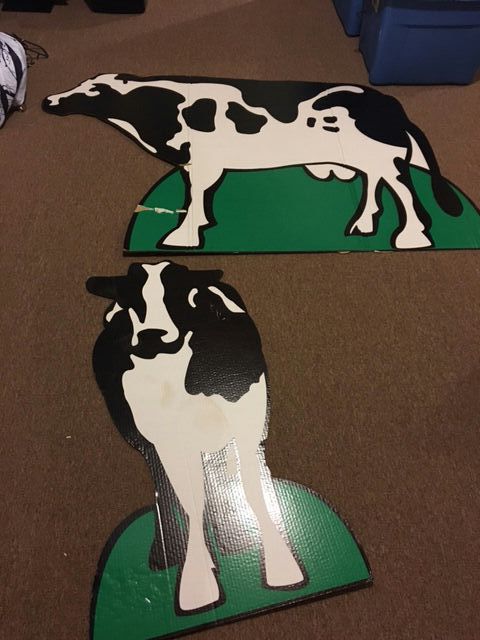 Cow Standees. Party decorations